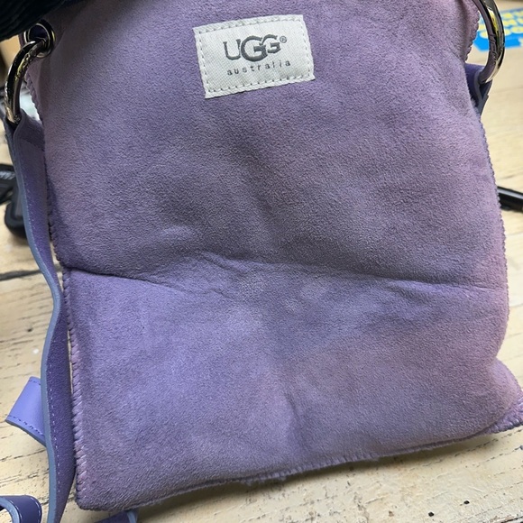 UGG Purple Suede Crossbody Bag - Picture 8 of 9